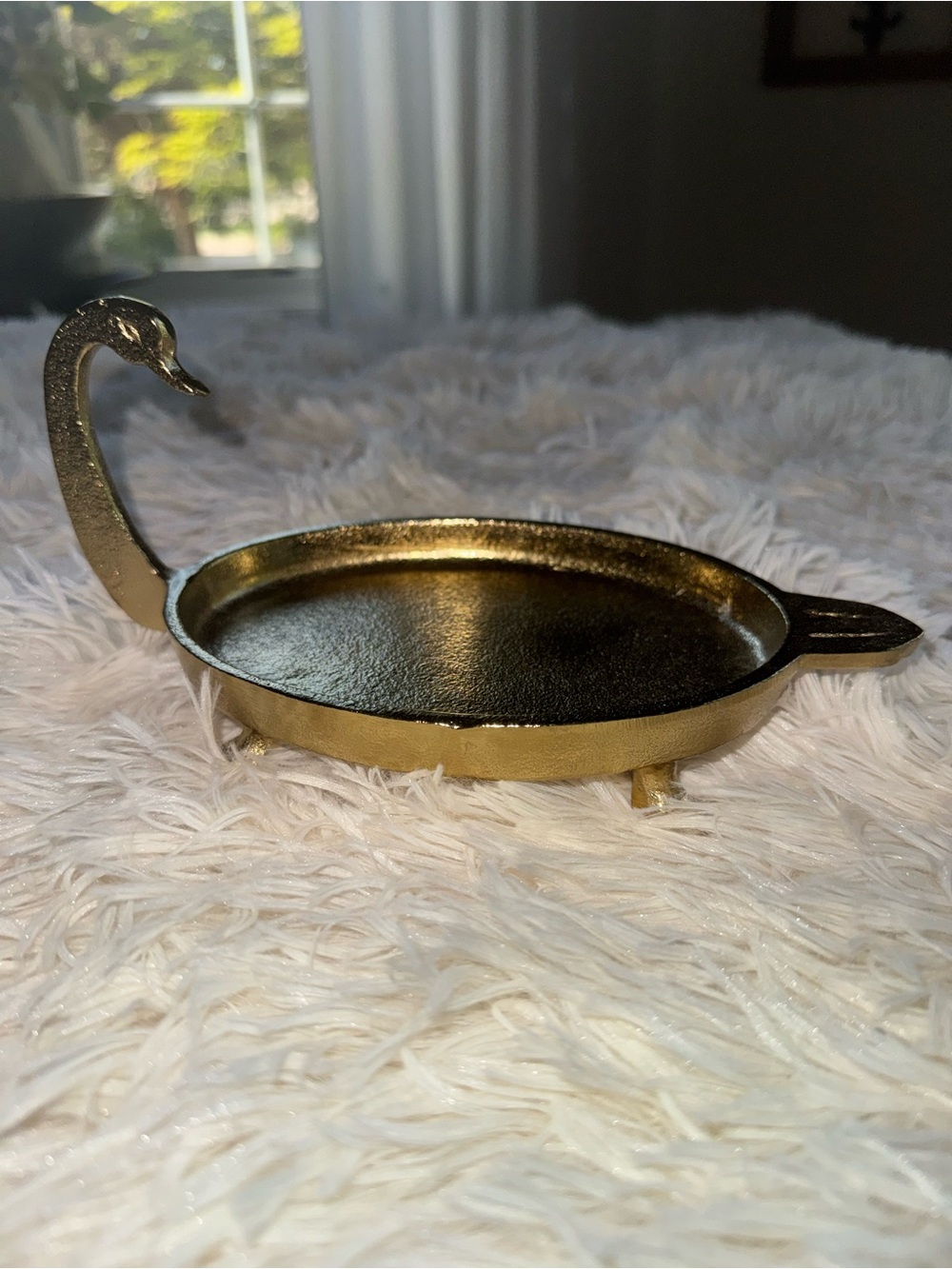 Opalhouse Decorative Brass Swan Trinket Dish